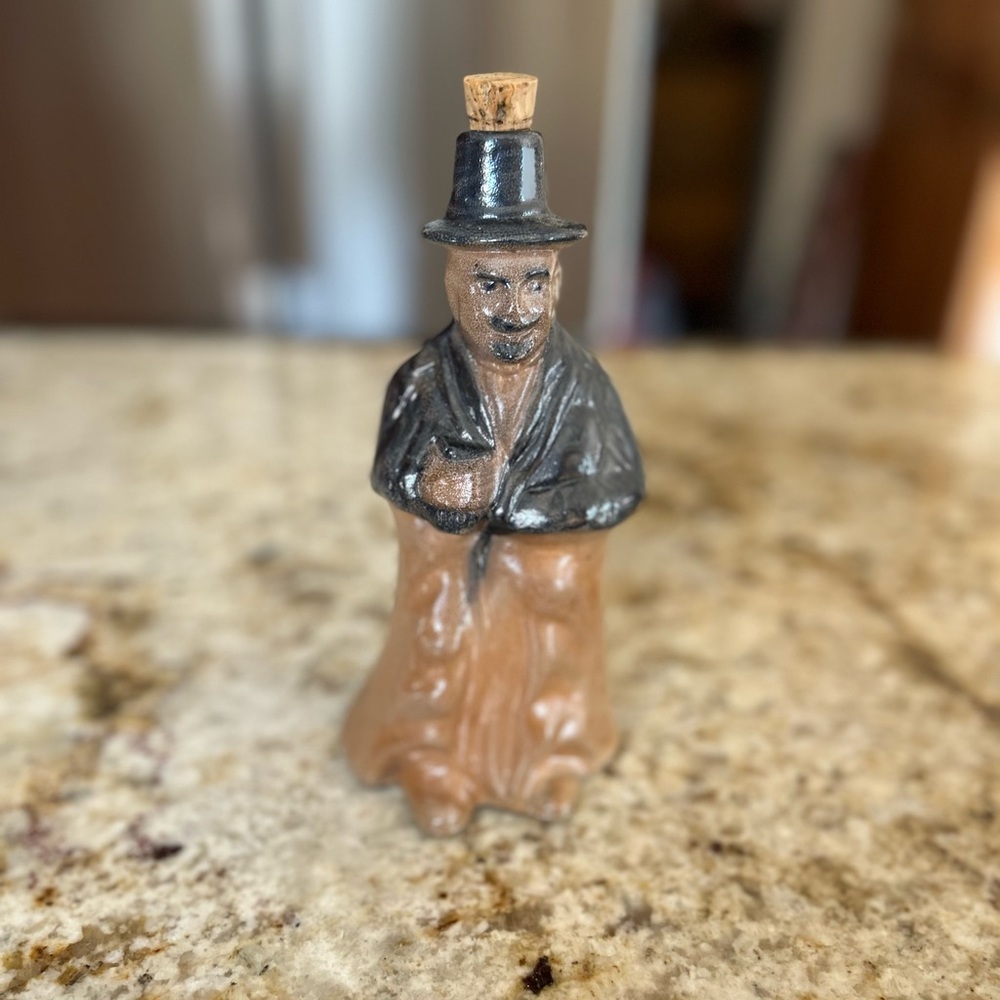 Vintage P Wakefield Pottery Decanter